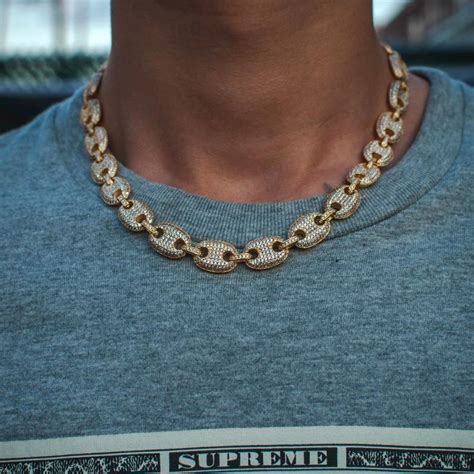 rainbow gucci link chain